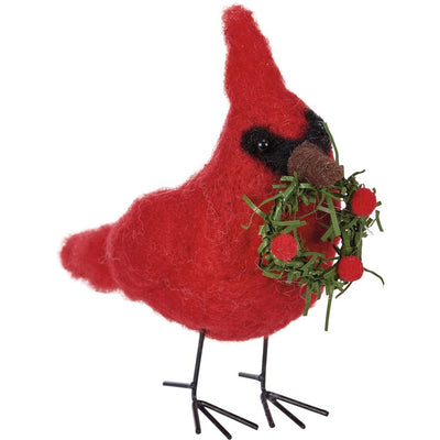 Candym | Cardinal with Wreath Ornament