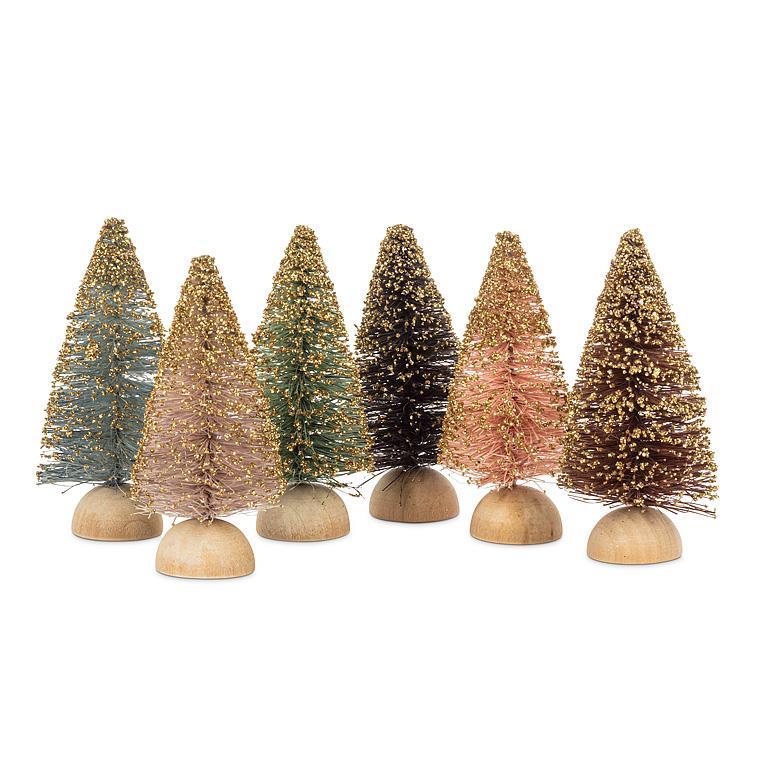 Abbott | Mini Brush Tree with Glitter