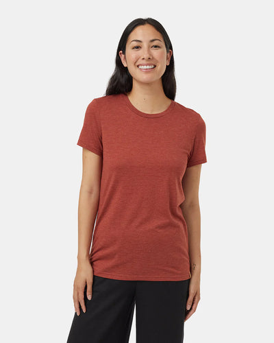 TenTree | Women’s TreeBlend Classic T-Shirt - Burnt Henna Heather