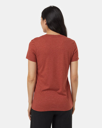 TenTree | Women’s TreeBlend Classic T-Shirt - Burnt Henna Heather