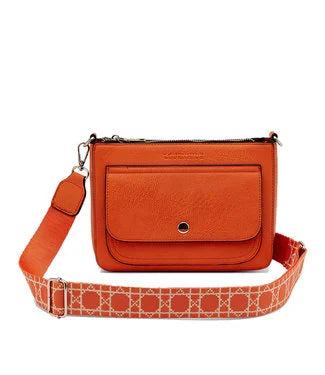 Louenhide Lizzie Ezra Crossbody Bag | Tangerine