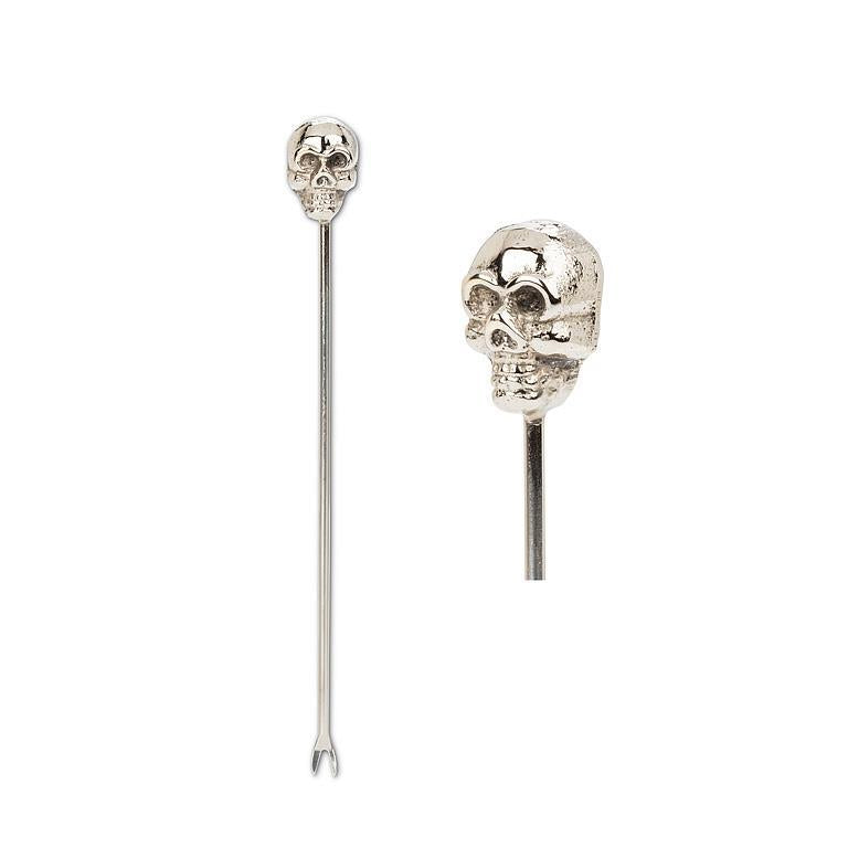 Abbott - Silver Skull Cocktail Pick