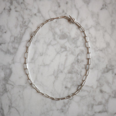 Katie Boyle | Fine Paperclip Necklace