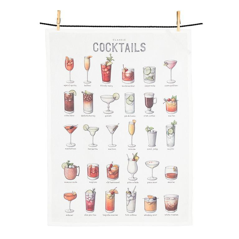 Abbott | Cocktails Tea Towel