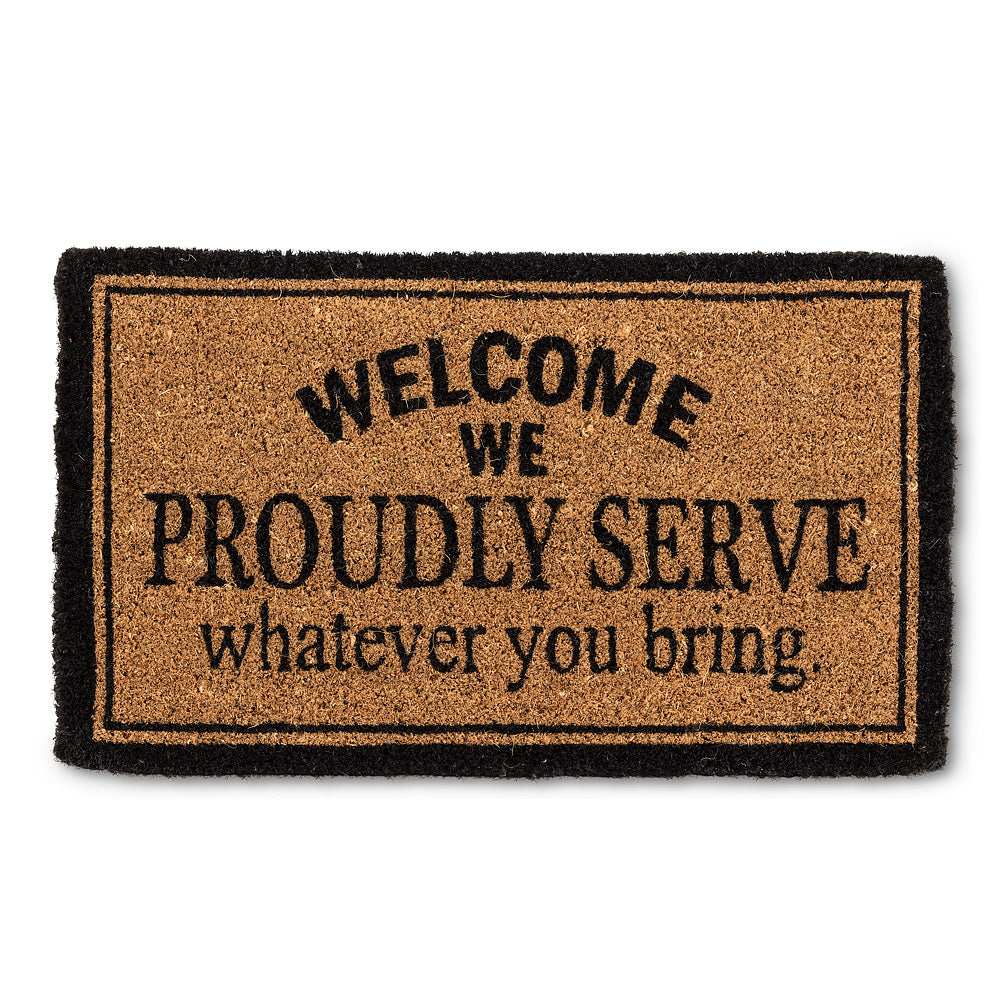We Proudly Serve Doormat