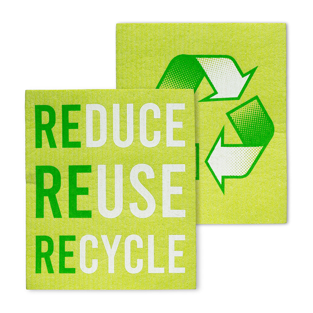 Reduce Reuse Recycle Dishcloths | Set of 2