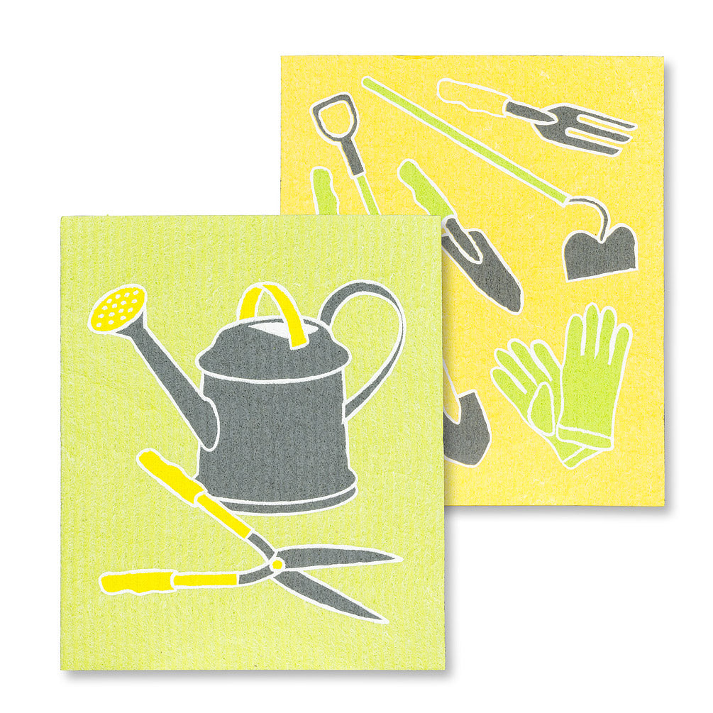Garden Tools Dishcloths | Set of 2