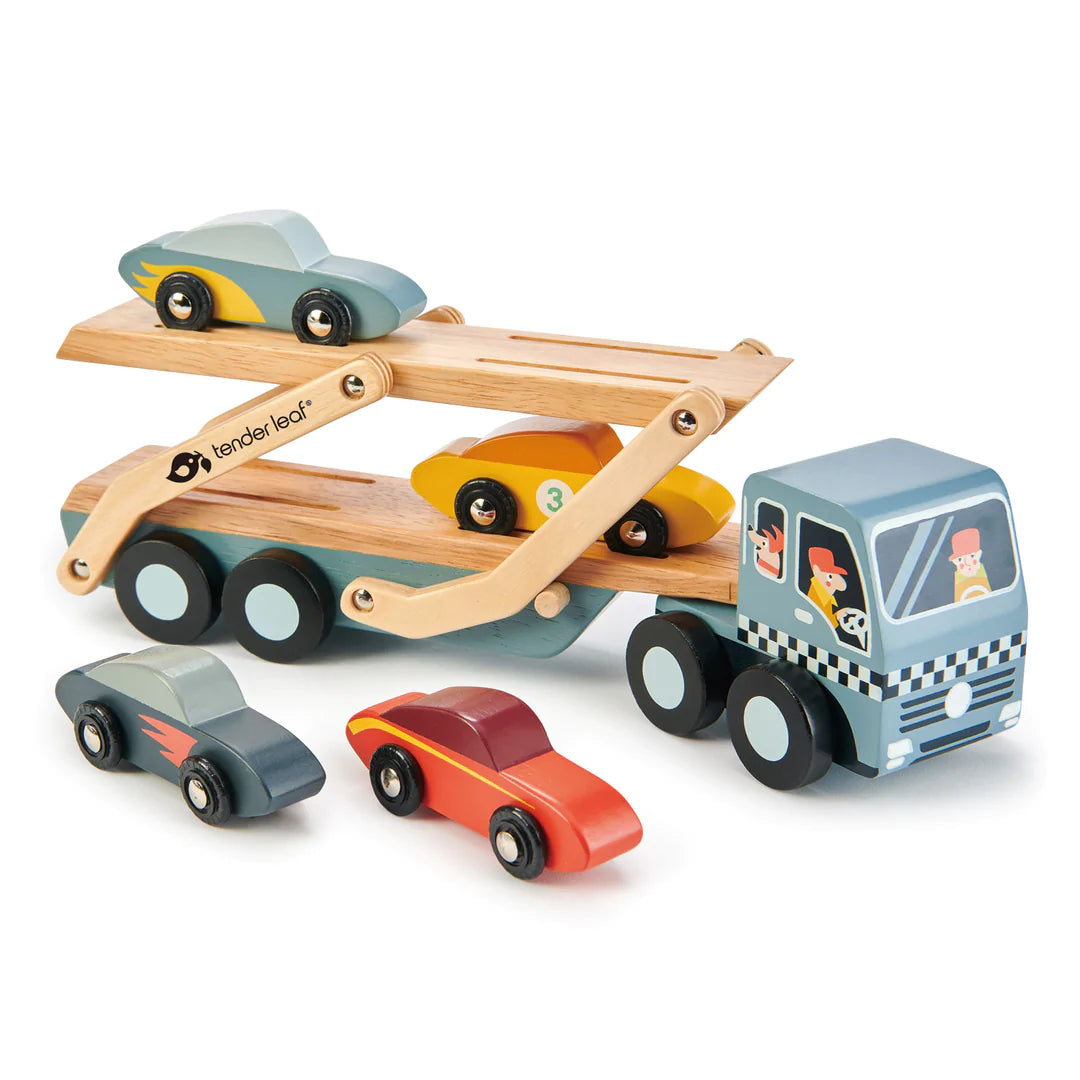 Tender Leaf Toys | Car Transporter Set