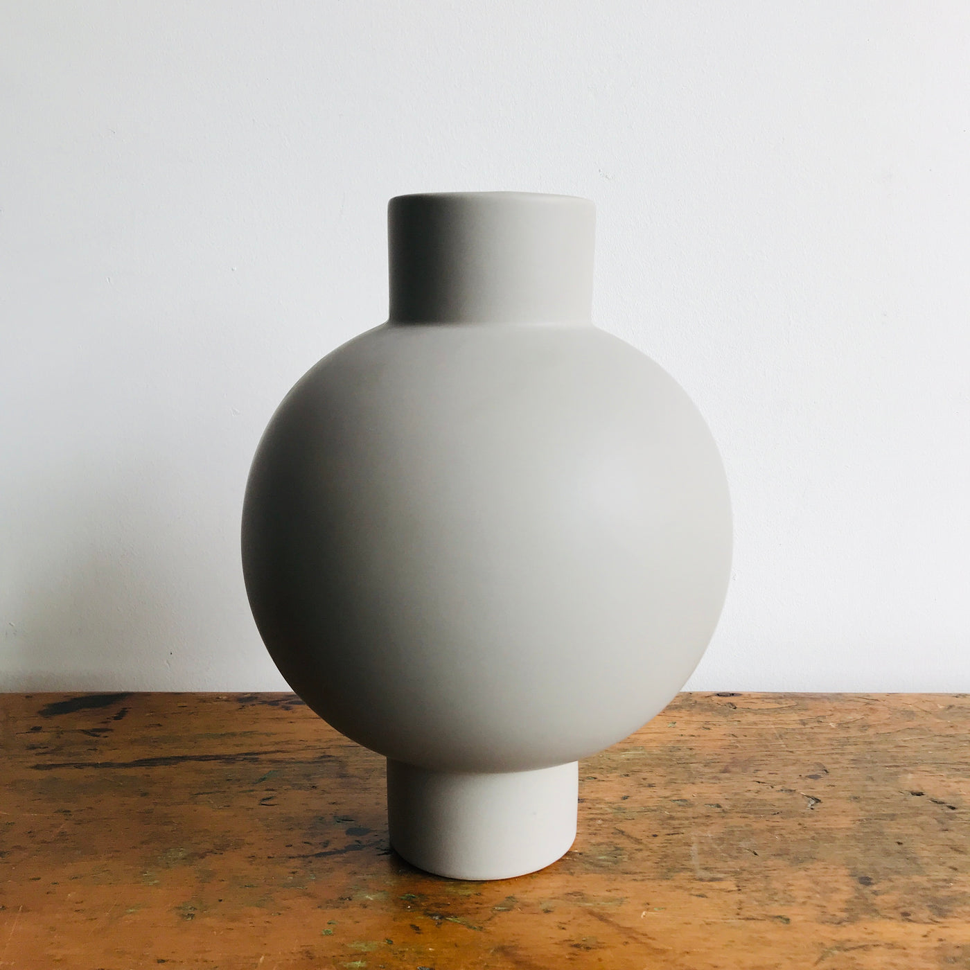 Halsey Taupe Vase