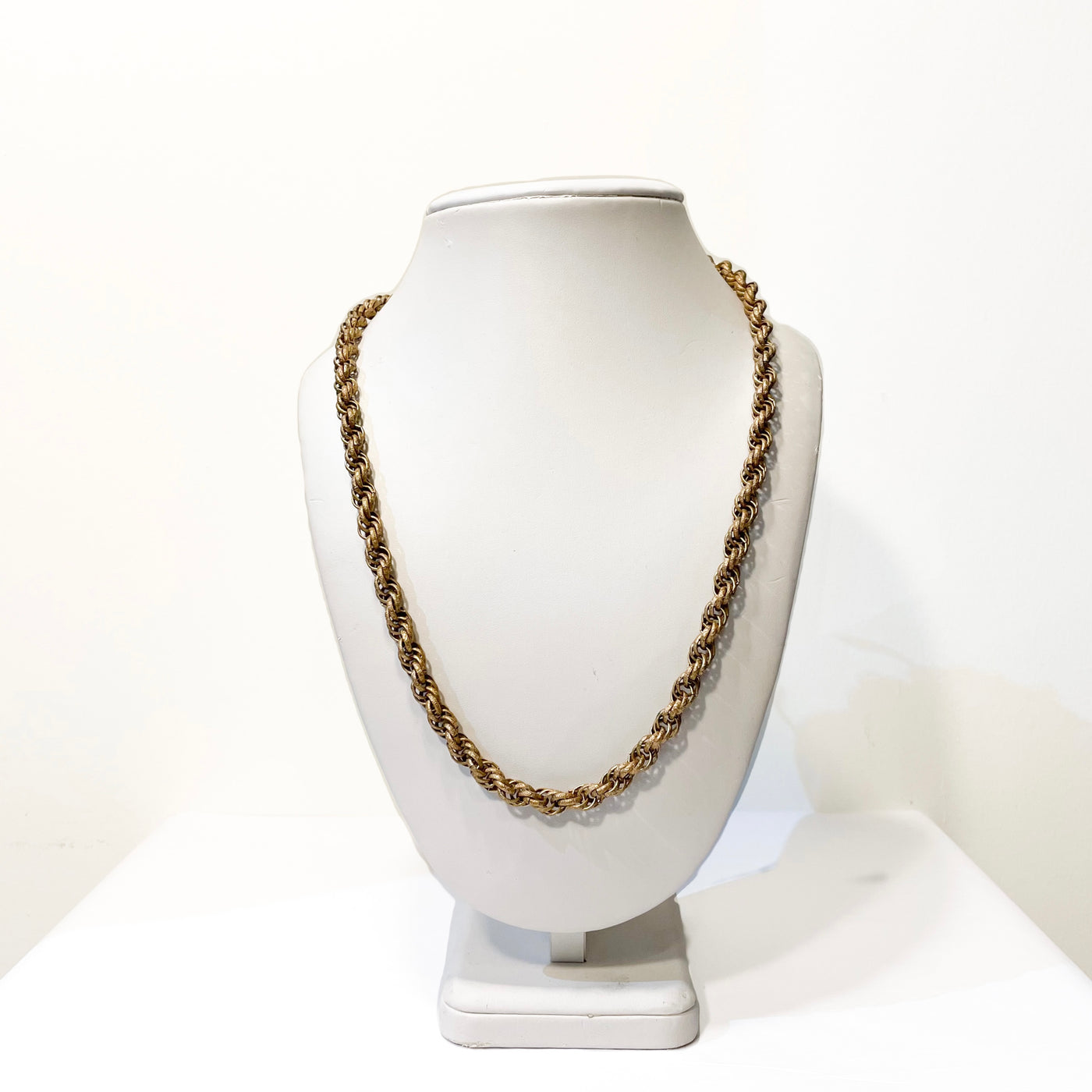 Vintage MIRIAM HASKELL Russian Gold Chain Necklace