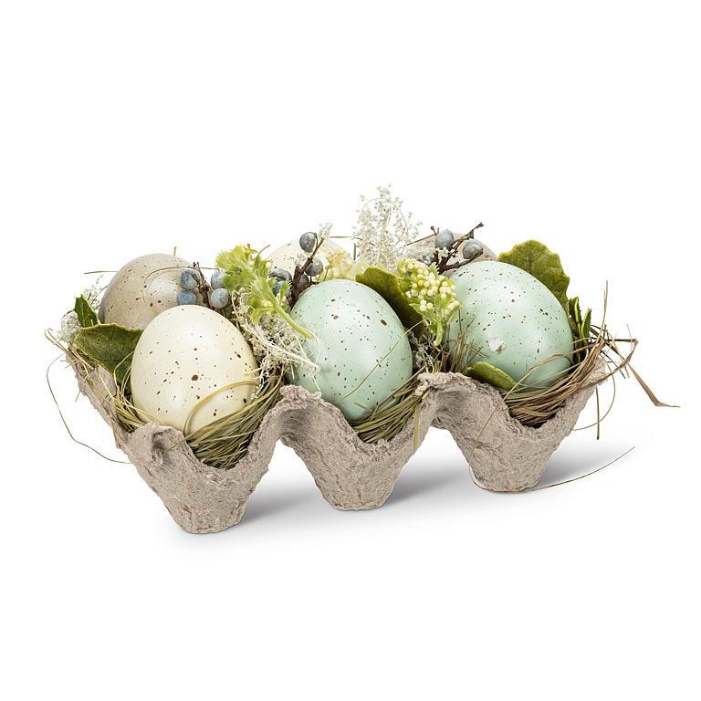 Eggs & Feathers in Crate