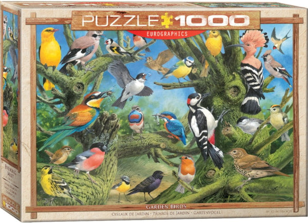 1000 pcs - Garden Birds Puzzle